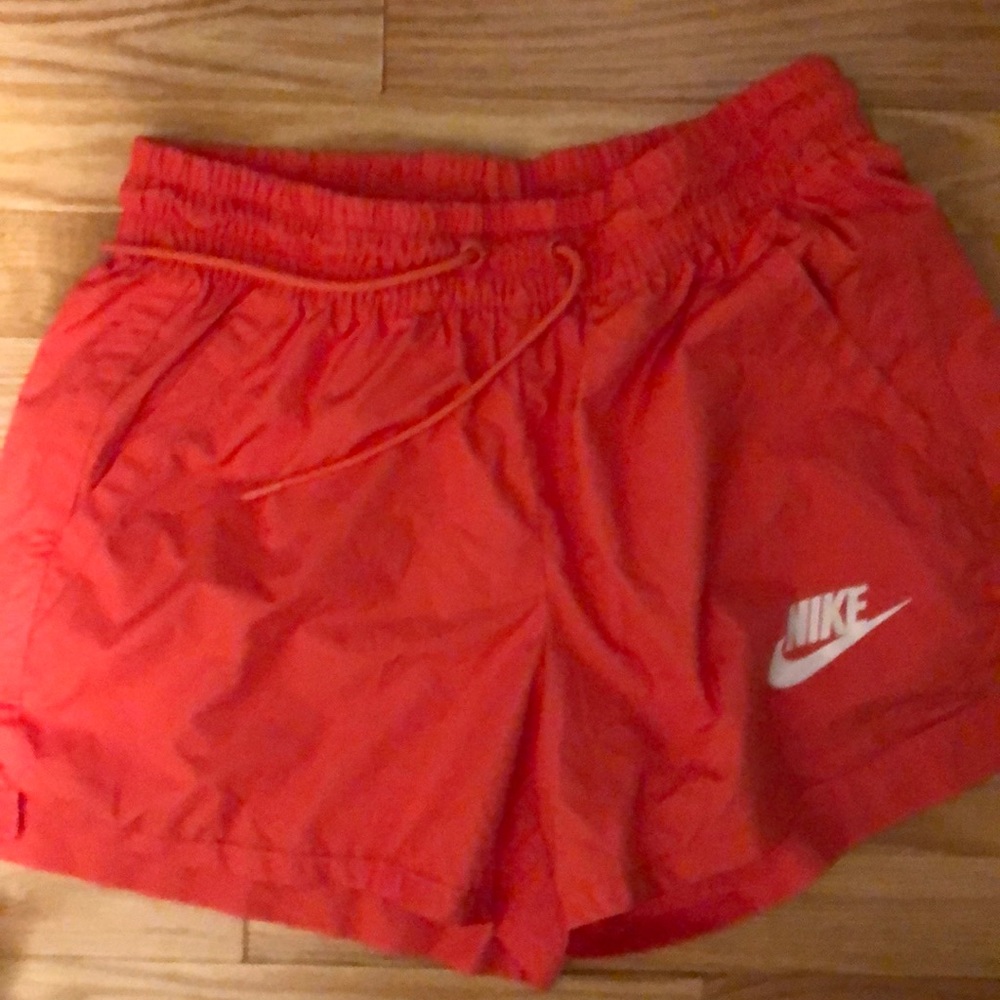 Nike crimson running shorts